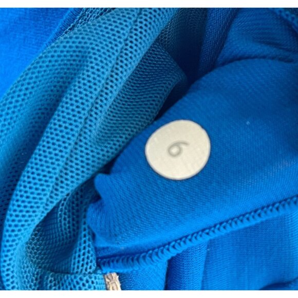 Lululemon Athletica Scoop Neck T-Back Luon Blue Yoga Tank Top Size 6 - Picture 6 of 7